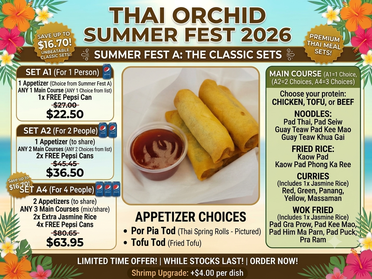 Thai Orchid Summer Fest A: The Classic Sets